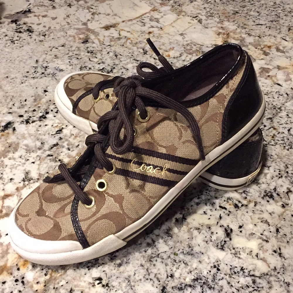Coach sneakers. Signature fabric